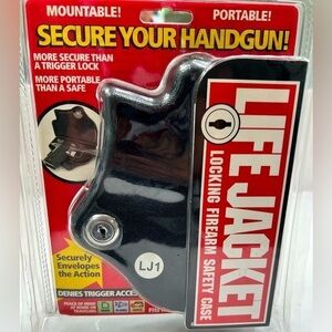 COPY - Hand gun LIFE JACKET LOCKING DOWN CASE